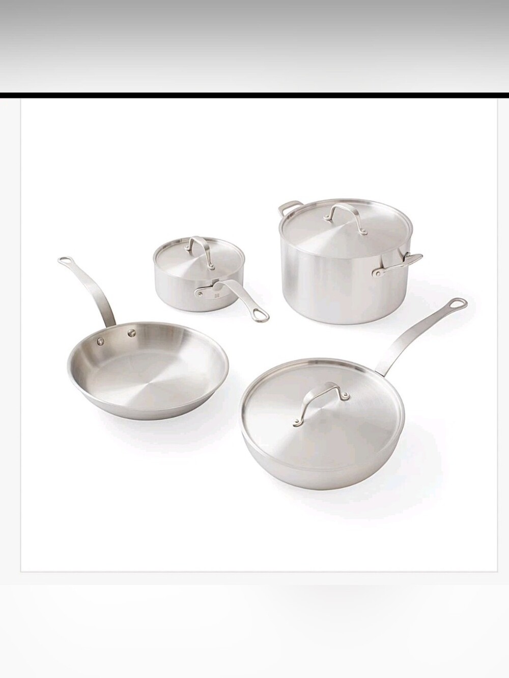 Sardel x Daniel Boulud | 7pc Stainless Steel Cookware Set NEW In Box